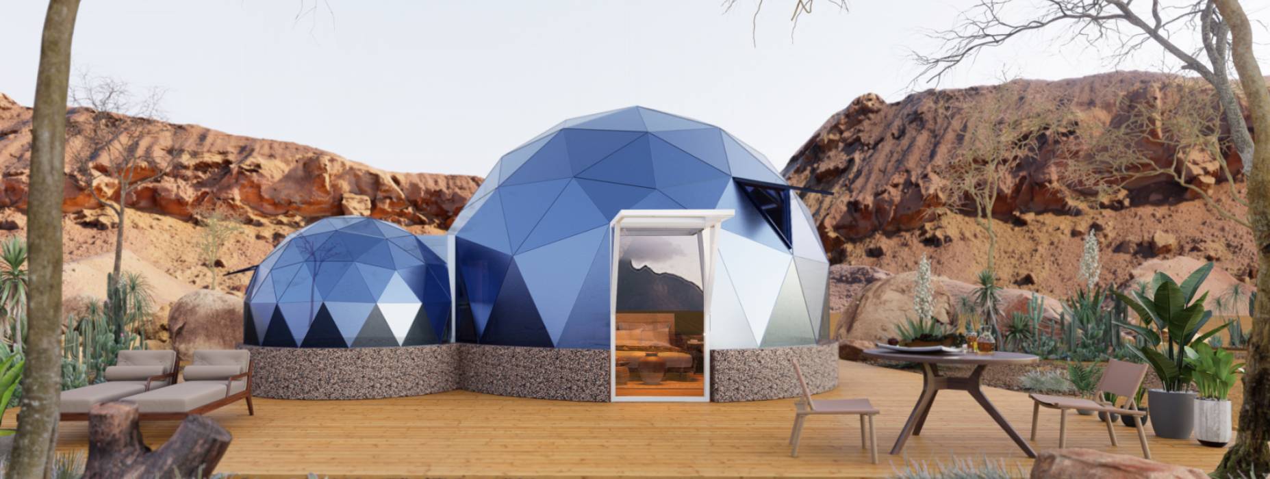 龙门县球形智能光伏玻璃星空房